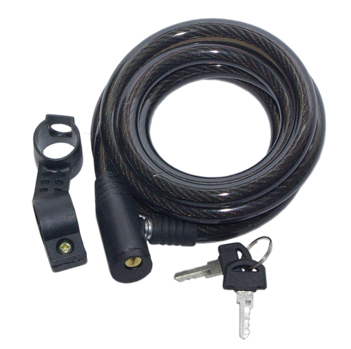 Heavy Duty Bicycle Bike Spiral Cable Lock